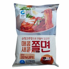 청정원/매콤새콤쫄면(냉장) 530g, 1개