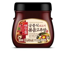 해찬들 궁중식 쇠고기 볶음고추장, 370g, 6개