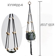 화분 실내 조경 인테리어 장식 new arrival handmade macrame, kyym004, 1개
