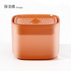 분수펌프 수중펌프 3L 자동 고양이 물 분수 대용량 USB 펌프 고양이를위한 전기 음소거 마시는 디스펜서, [06] 주황색, 1개