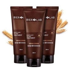[비어랩] 독일 맥주효모 단백질 헤어 트리트먼트 200ml 3개