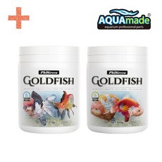 1+1 필그린 금붕어 사료 부상성 270g+침강성 250g 오란다 난주 진주린 잉어 먹이, 1개