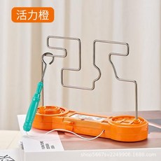어린이 충돌 전기 충격 장난감 교육 전기 터치 미로 게임 파티 재미있는 게임 과학 실험 장난감 어린이 선물, 1개