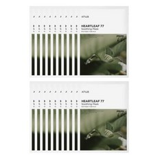 아누아 어성초 77 수분감 피부진정 시트 마스크팩 25ml