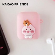 인형 캐릭터 쿠션 카카오프렌즈 강다니엘 칸다니엘의 블루투스 이어폰 케이스 에어팟, 01 APEACH, 01 에어팟 12 공용