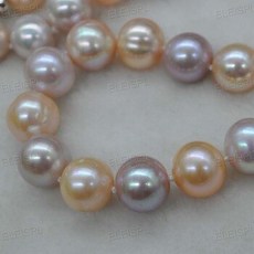 멀티진주목걸이