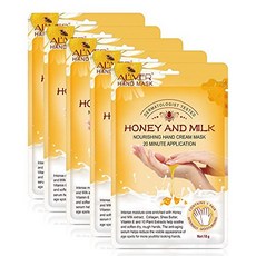Hand Moisturizing Gloves Mask for Dry Skin Nourishing Soften Hand care Peel off Cream for dry crack hands Hand skin repair Lotion Hand spa exfo, 본문참고, Size = 5 Packs