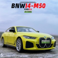 1/34 BMW I4 M50 전기 슈퍼카 합금 다이캐스트 자동차모형 선물 수집품