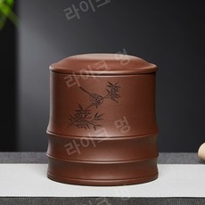 자사 차통 찻잎 차잎 보관통 용기 보관함, 약 350g 찻잎 보관 가능, 1개