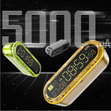 캡슐그래비티 SHARGEEK 샤긱 시계 타이머 알람 5000mAh 블랙 보조배터리