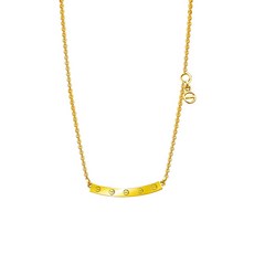 스틱순금목걸이