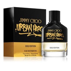 Jimmy Choo 지미추 어반 히어로 골드 오드퍼퓸 포 멘, 50ml, 1개 - 지미추어반히어로