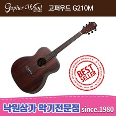 고퍼우드 G210M 통기타 중급용 어쿠스틱기타 탑솔리드
