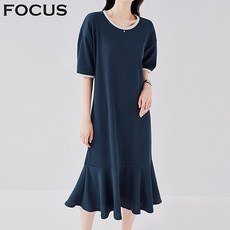 포커스 포커스 내추럴골지롱원피스_VF3M2OP4770