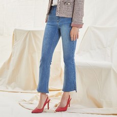 로엠 언발 컷팅 부츠컷 데님 (2colors)_RMTJ949G12