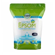 SALT WORKS 솔트웍스 엡솜솔트 울트라 엡솜염 사리염 배스솔트 마그네슘설페이트 5lb SALTWORKS Ultra Epsom Bath Salt USP Grade Fine Grain, 1개