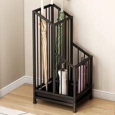 물받이 탈부착 업소용 대용량 우산 정리 보관함 우산꽂이 대용량 철제 사각 2단 개업선물 인테리어