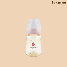 베베온 올인원 PPSU 젖병 200ml/300ml (더블하트 젖꼭지 호환), 딸기 200ml, 1개