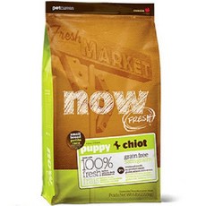  나우 그레인프리 스몰브리드 퍼피, 2개, 5.44kg 