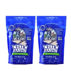 Celtic Sea Salt 셀틱 씨 솔트 파인그라운드 소금 454g 2팩, 1개