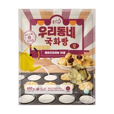 굿프랜즈 우리동네 팥 국화빵 600g, 1개