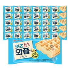 롯데 샌드 모나카 아이스크림 와플 바닐라 140ml, 30개