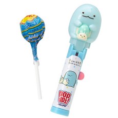 pop ups! 팝업스 롤리팝 사탕 스미코 쿠라시 츄파 챠프스 라무네맛 서프라이즈 스티커 1장들이 어리석은 정규, 1개, 1g