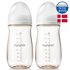 [미니노어] PPSU 노꼭지젖병 240ml 트윈팩, 선택1:미니노어 / 선택2:PPSU 노꼭지젖병 240ml 트윈팩