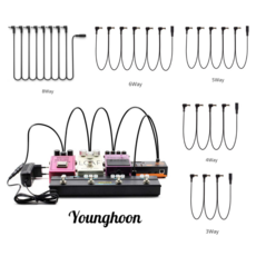 영훈악기 데이지 기타 이펙트 파워 써플라이 케이블, 8way