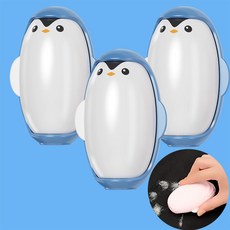 세인트이브 휴대용 테이프 클리너 강력접착 돌돌이 클리너 씻어쓰는 반영구 먼지제거기, 블루3개, 1개