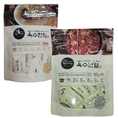 해통령 육수한알 칼칼한맛 25알 + 진한맛 25알 초간단 캠핑필수템, 50개, 4g