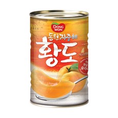 동원 지중해 황도 슬라이스 410g 식자재마트 펜션음식 도매가, 1개