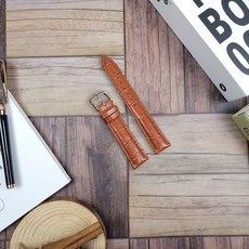 악어무늬 가죽시계줄 세이코 해밀턴 알마니 호환 22 mm