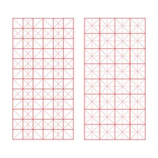 구궁지 4절 100장 크기33x62cm 연습화선지 연습지 서예용품 화선지 동남필방, 유형-1