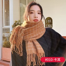여성 양털 넥워머 양면 숄 투웨이 두꺼운 보온 INS트렌드 어텀 롱