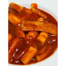 사과떡볶이 어묵떡볶이 밀키트 반전팩 달콤 천연재료 수제떡볶이 매콤달콤 밀떡 간단요리, 3팩, 850g