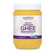 Nutiva Vegan Ghee 누티바 비건 기 버터 29oz(858ml), 858ml, 1개
