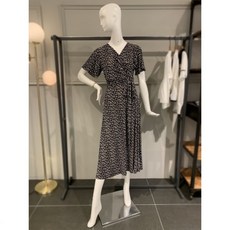 르니앤맥코이 V넥 리본 벨트 롱 원피스 (MK07OP102HJZ)