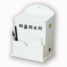 [원진엘앤비] 우드 라운드메모꽂이함(화이트)문구선택 30여종, 마음의소리, 1개