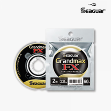 ★한정특가★ NEW 구레하 시가 그랜드맥스 FX 60M 플로로 카본 라인 목줄, 1개