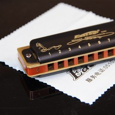 Easttop 온음계 10 홀 Blues Harp Harmonical with A B C D E F G A C D F G Key for your choice, Bb