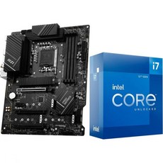 마이크로 센터 인텔 Core i912900K 16 8P+8E 코어 최대 5.2GHz 잠금 해제 LGA 1700 데스크톱 프로세서통합형 UHD 그래픽스 770 번들 포함 MSI, Intel 12th I7-12700K+ PRO Z790 - i912900