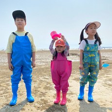 J.co 제이코 어린이/유아/아동 가슴장화 바지장화 해루질 갯벌체험