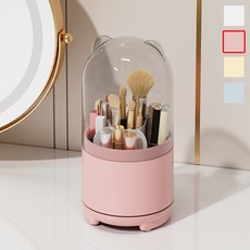 델라무드 회전형 메이크업 브러쉬 대형 정리함 25cm, 1개