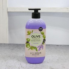 (189)LG 온더바디 올리브 라벤더 바디워시 500g 거품비누/액체비누/욕실용품/바디샴푸/목욕세제, 단일 모델명/품번