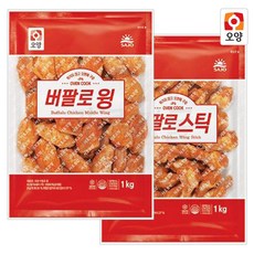 사조오양 버팔로윙 1kg +버팔로스틱(봉) 1kg, 2개