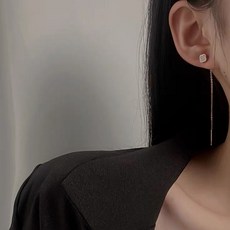 클로버 포인트 여성 패션 드롭 데일리 귀걸이 J2167