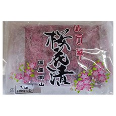 겹벚꽃 천엽 벚나무 벚꽃 사쿠라 소금 절임 1kg, 1개
