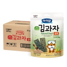 일동후디스 아이얌 김과자, 참깨, 20g, 30개 - 아이얌김