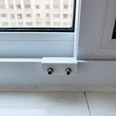 창문잠금장치 방충망 고정 샷시 잠금 장치 추락 열림방지 베란다 방범 스토퍼 2구, 3개
